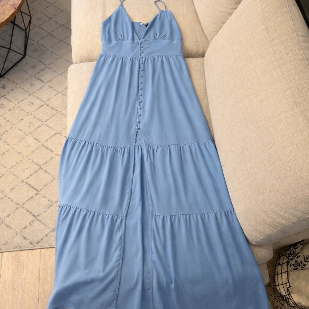 Abercrombie & Fitch Light Blue Maxi Dress - Picture 3 of 3